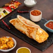 Chatpata Paneer Roll